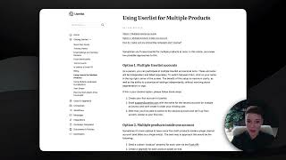 Using Userlist for multiple products