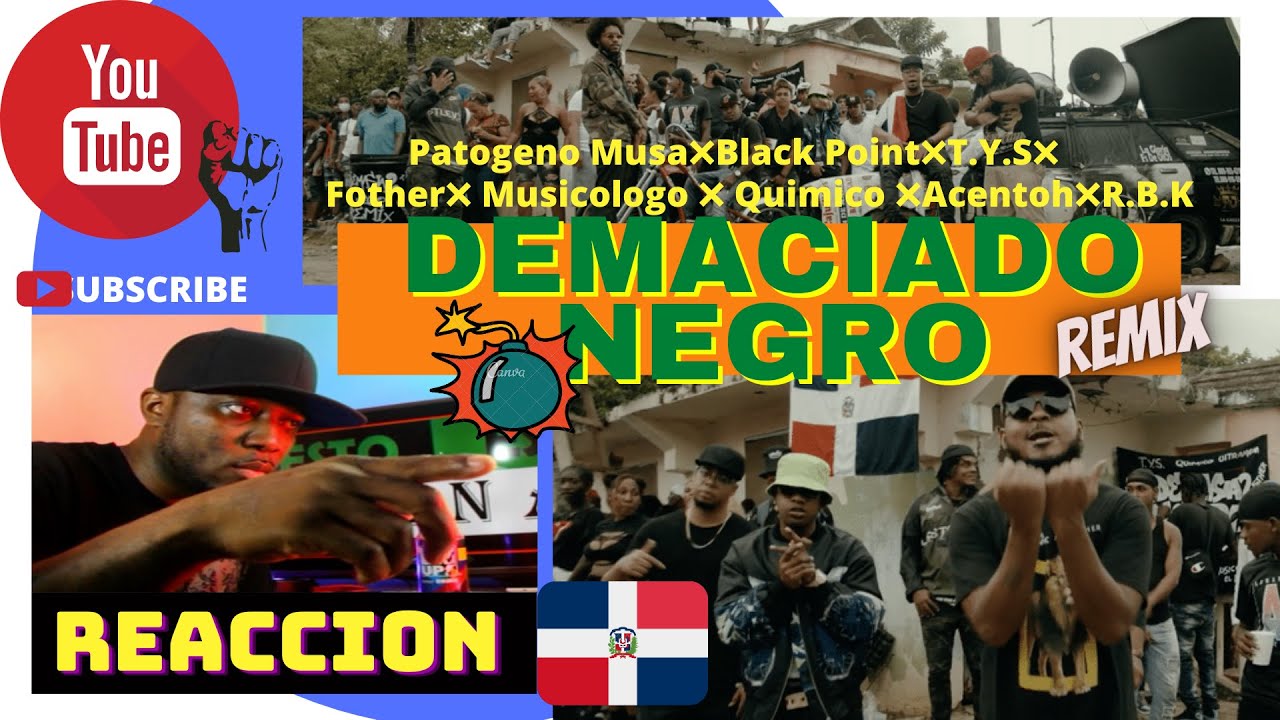 |PANAMEÑO REACCIONA| Rap Dominicano - Demasiado Negro Remix 🔥🔥🇩🇴✊🏾💪🏾 #RapDominicano
