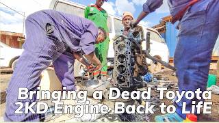 Bringing a Dead Toyota 2KD Engine Back to Life!  Full Engine Rebuild