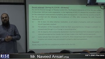 CAF 1   Sir Naveed Ansari   Lecture 73a