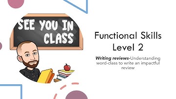 Functional Skills: Review Writing