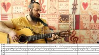 Sari Çi̇zmeli̇ Mehmet Ağa - Barış Manço - Gi̇tar Dersi̇ (Pratik Gitar Kursu)