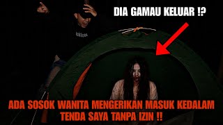 SOLO CAMPING HORROR: GET OUT OF MY TENT!! A MYSTERIOUS WOMAN CAME INTO MY TENT!