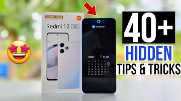 Redmi 12 5G New 40+ Hidden Features| Redmi 12 5G Features|Redmi 12 5G Tips & Tricks|Front Cam Light
