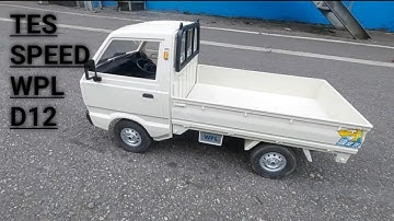 WPL D12 speed test. On a bumpy road @JAVARCTAIWAN