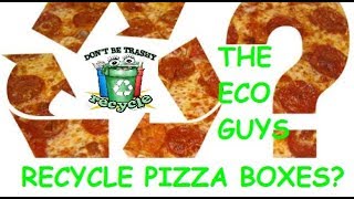 Pizza boxes Recycling