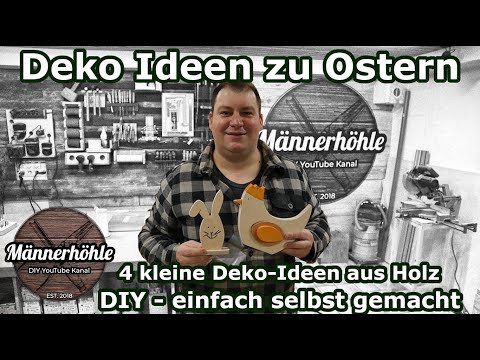 schnelle und einfache DIY Osterprojekte - Deko Ideen zu Ostern - Osterdeko aus Holz