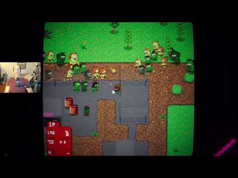 Jeff runs from Zombat mob