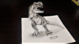 Drawing a 3-D Dinosaur | The Art Shack | screenshot 4