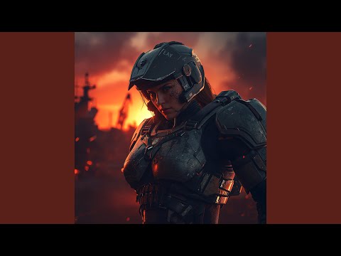 غروب خورشید بر فراز پایه آهنی