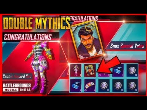 600Uc 💥🔥 Snax Mythic Voice Pack Crate Opening BGMI || Snax Special ...
