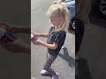 Lyla Plays Pranks with an Air Horn!! #shorts #prank