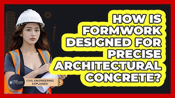 How Is Formwork Designed For Precise Architectural Concrete? - Civil Engineering Explained