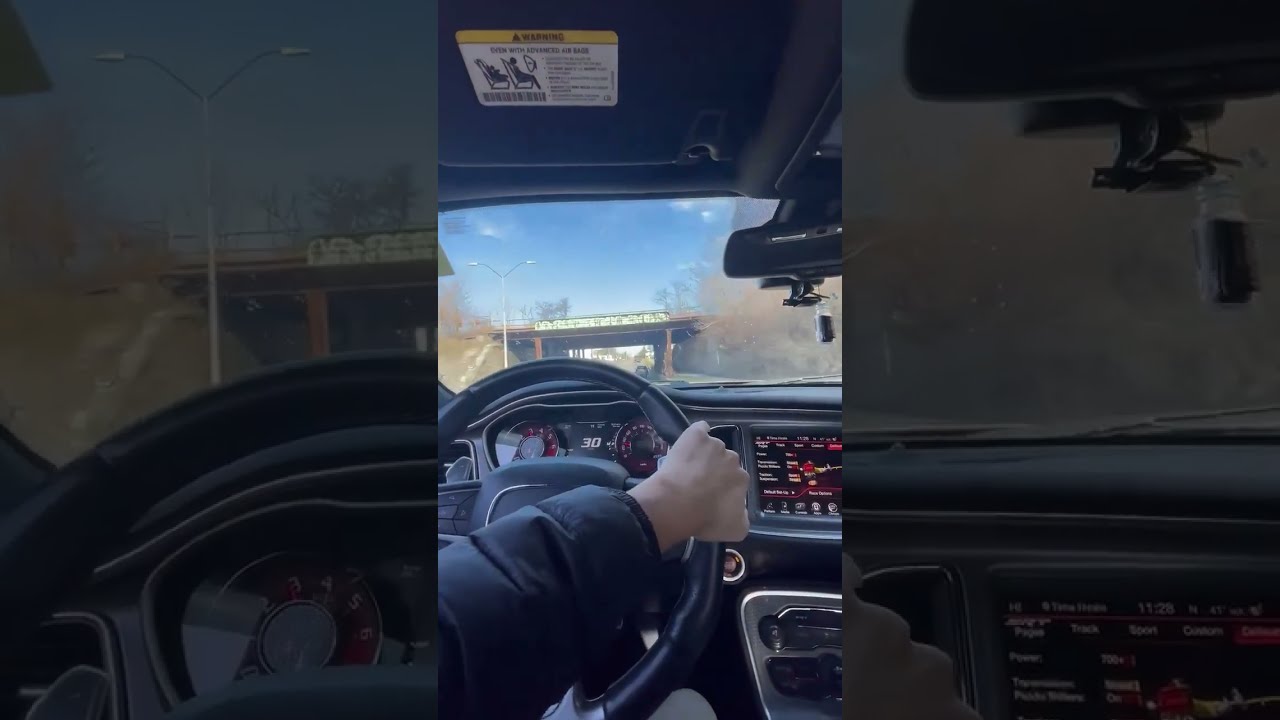 Straight Pipe Hellcat Sound Amazing Automobile Mopar Srt Shorts Viralvideo