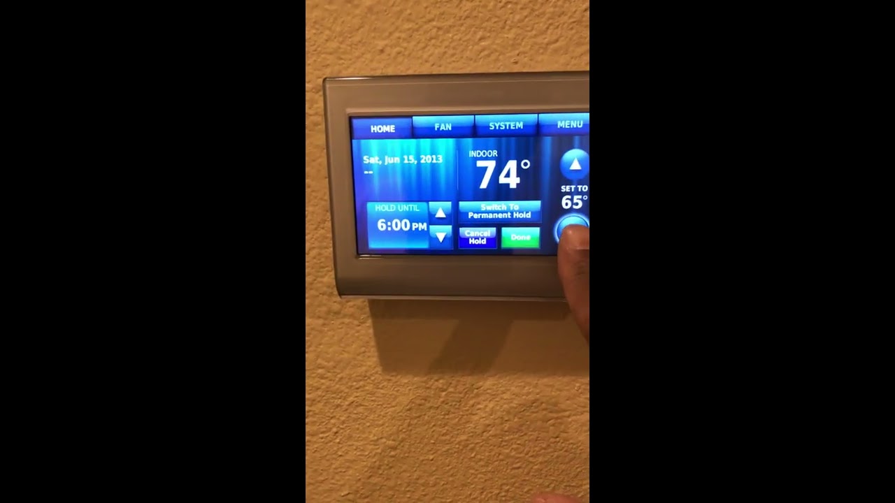 Honeywell Smart WiFi Thermostat Setup YouTube