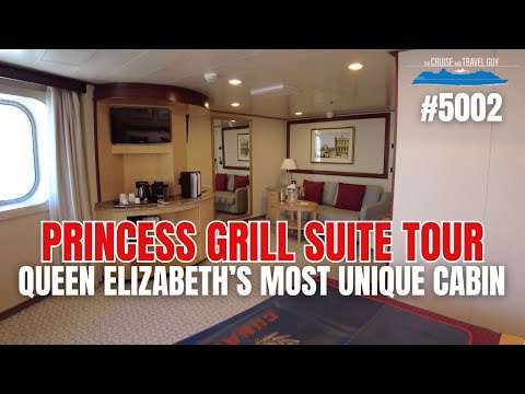The Best Cabin Onboard? Queen Elizabeth Princess Grill Suite 5002 Full Tour Video Thumbnail