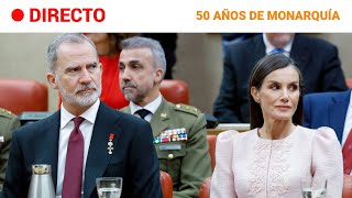 DIRECTO | 50 AÑOS DE MONARQUÍA | LOS REYES PRESIDEN UN COLOQUIO EN EL CONGRESO | RTVE