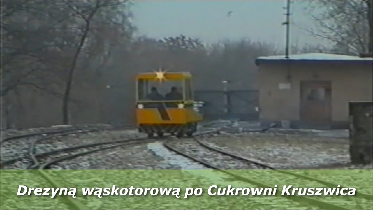 Drezyną wąskotorową po terenie Cukrowni 