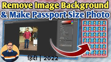 How to Remove Background and make Passport size Photo 2022 | Full Process Video in Hindi