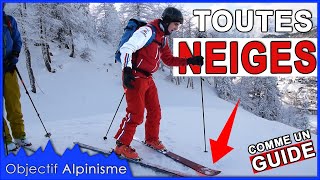 3 techniques simples de ski hors piste  avec l'ESF de Montgenèvre