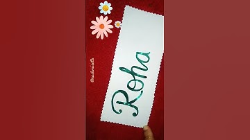 Rohan Name art #calligraphy #art #goviral #trending #short #youtubeshorts #name #magicalcalligraphy