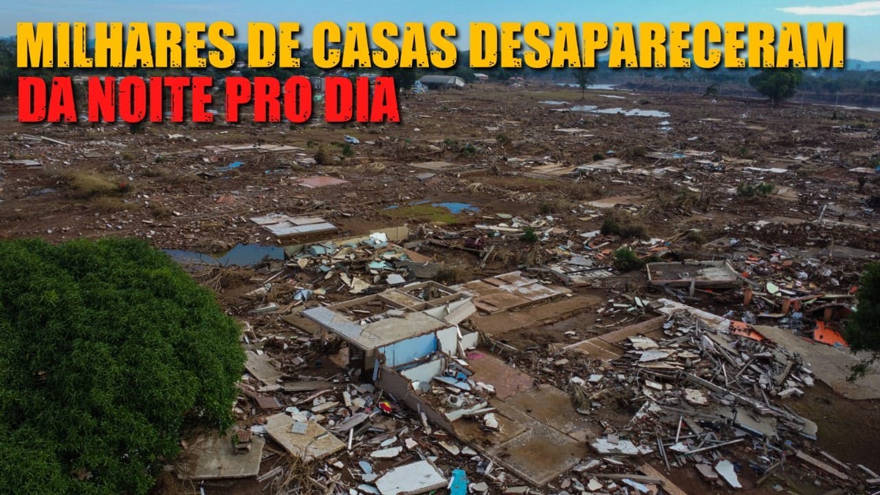 VEJA O BAIRRO INTEIRO QUE DESAPARECEU NA GRANDE ENCHENTE!