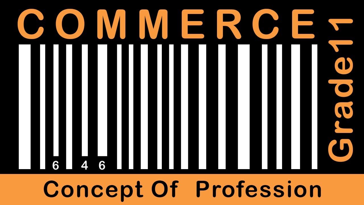 Commerce Grade 11 Concept Of Profession Part 1 YouTube