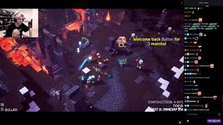 xQc Reacts to Minecraft Dungeons Gameplay Trailer E3 2019