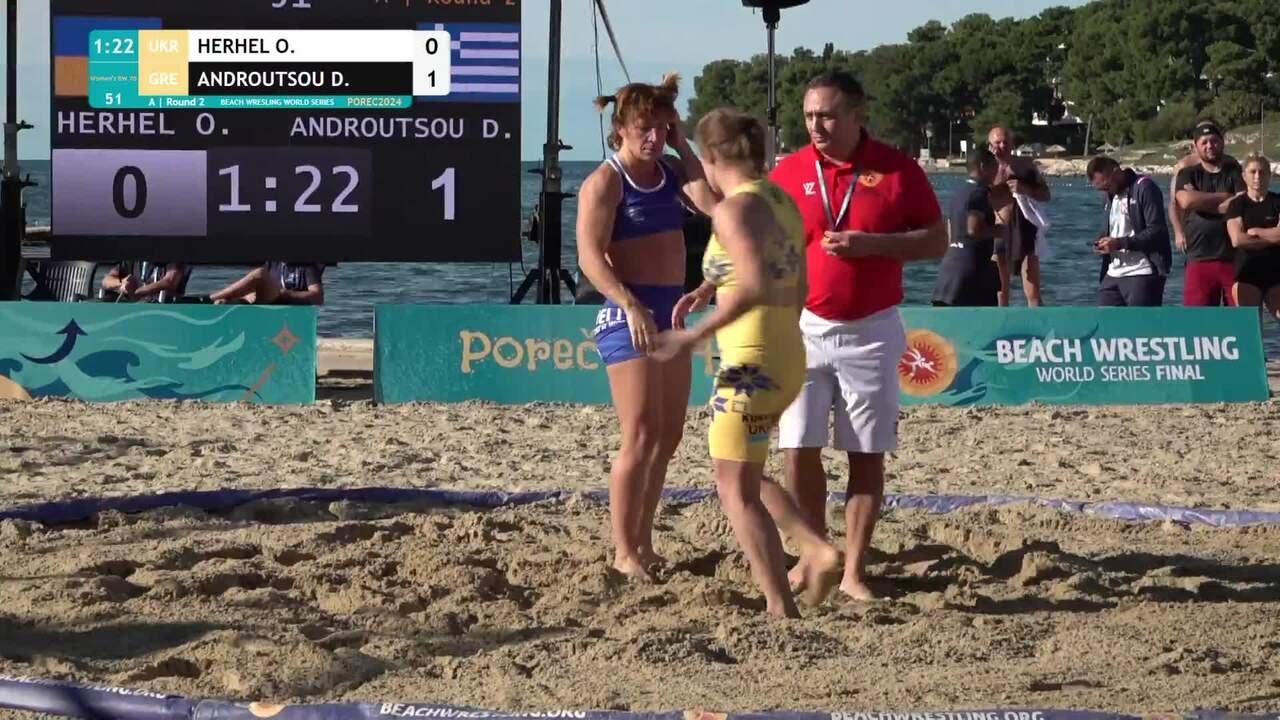 Oksana HERHEL (UKR) vs. Dimitra ANDROUTSOU (GRE) • A | Round 2 • Women's BW 70Kg