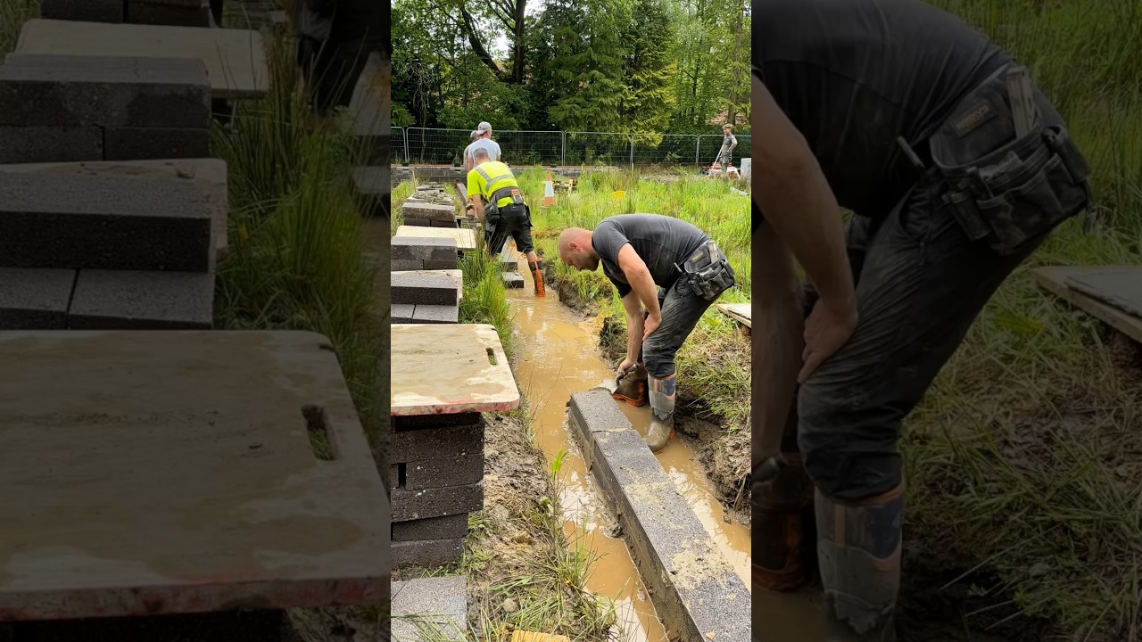 Bricklaying collison jungle build 💪 