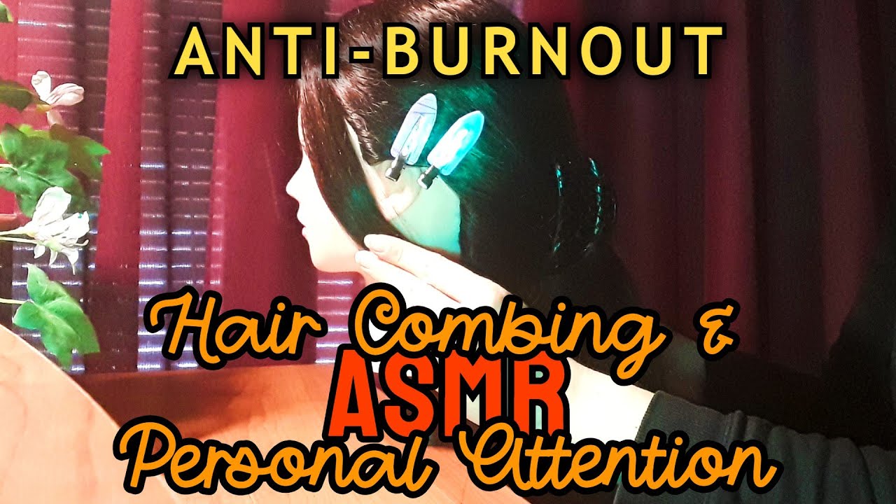 Anti-Burnout ASMR 🌿 · Hair Play Personal Attention ✨ · Combing Triggers and More! · RAIN SOUNDS✨