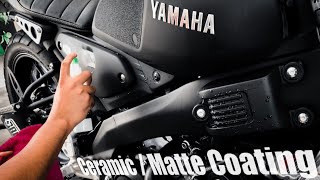 YAMAHA XSR 155 2020 Cleaning & Detailing | Gentleman Matte / Ceramic Coating (ASMR)  Nueva Vizcaya