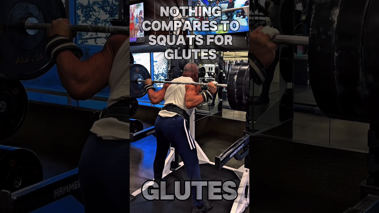 THE KING OF GLUTES #glutes #workout #squats #motivation #muscle