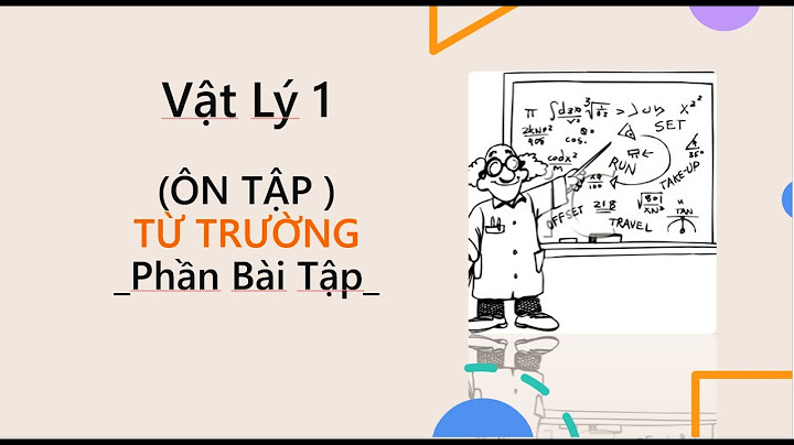 Hướng dẫn giải bài tập chương từ trường