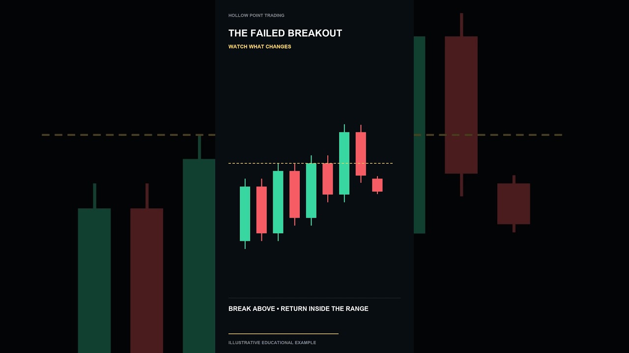 Failed Breakout: Spot the Close Back Inside the Range