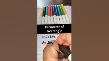 perimeter of Rectangle formula #shorts #youtubeshorts