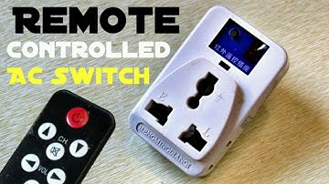 Remote Control Outlet for Lights and Fans