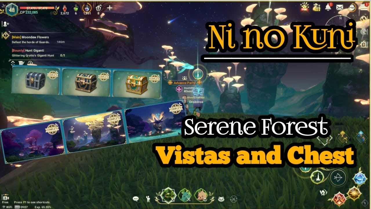 Ni no Kuni Cross Worlds Serene Forest Vistas & Chests YouTube