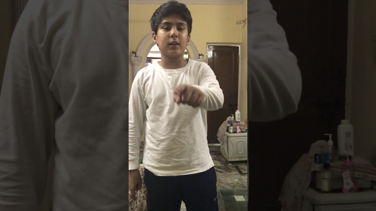 Playing table tennis with son in lockdown