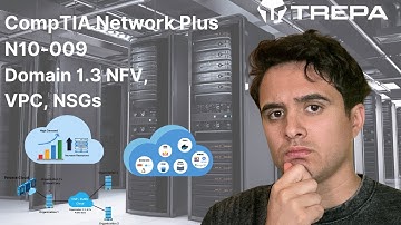 CompTIA Network Plus N10-009 Full Course | Domain 1.3 NFVs, VPCs, NSGs,  Internet/NAT Gateway