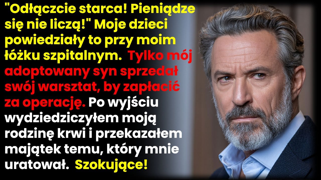 Leżałem na granicy życia i śmierci, a moje własne dzieci targowały się o to, kiedy mnie odłączyć. Karol, starszy syn, mówił o respiratorze jak o oszczędności w domowym budżecie. Lucyna, moja...