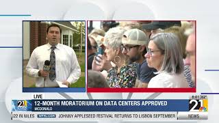 Information 12-month moratorium on data centers approved Guide