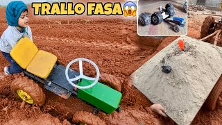 Jhon Deere Se Tralla Load Karke Laye Kanal K Lay New Holland Old Modl Finished