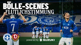 Heimsieg In Besonderer Flutlicht-Atmosphäre Bölle-Scenes Gegen Dynamo Dresden