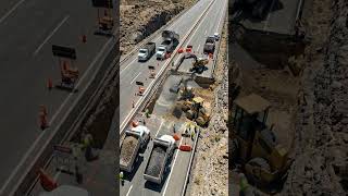 Fixing a Giant Pothole in Record Time #shorts #construction #engineering