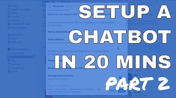 How to set up a Facebook Messenger Chatbot using Manychat - Part 2
