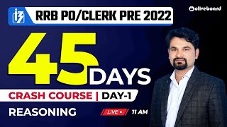 IBPS RRB PO/Clerk Prelims 2022 | Reasoning | 45 Days Crash Course | Day - 1 | By Radhey Sir screenshot 5