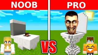 SKIBIDI TOILET NOOB vs PRO w Minecraft!