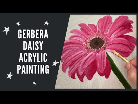 Video: Cara Melukis Gerbera