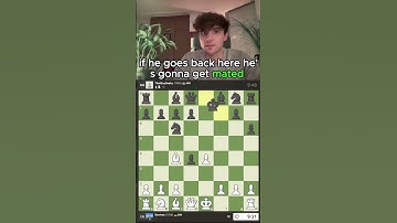 Scotch gambit trap #chess #chessgame #chessplayer #chesstricks #chesstactics #echess